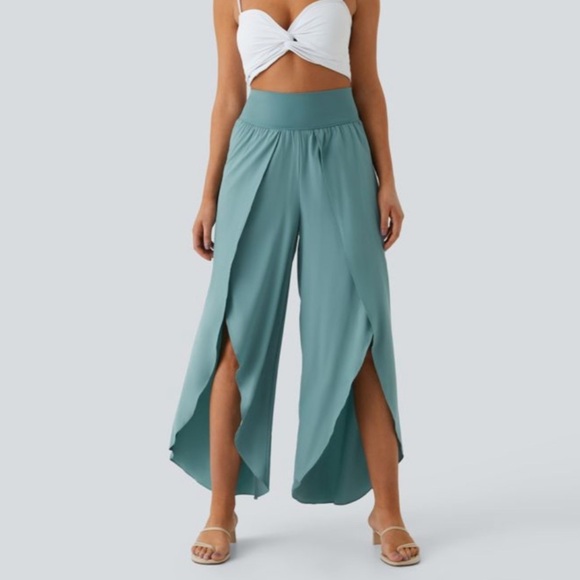 Halara Breezeful highwaisted palazzo flowy split wide leg, quick dry casual - Picture 6 of 11